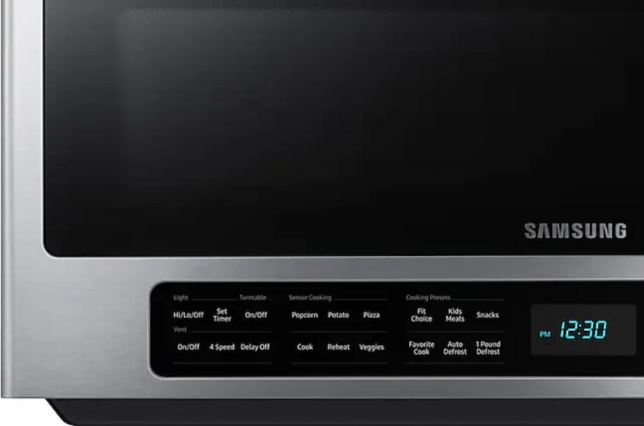 Samsung Microwave Control Panel