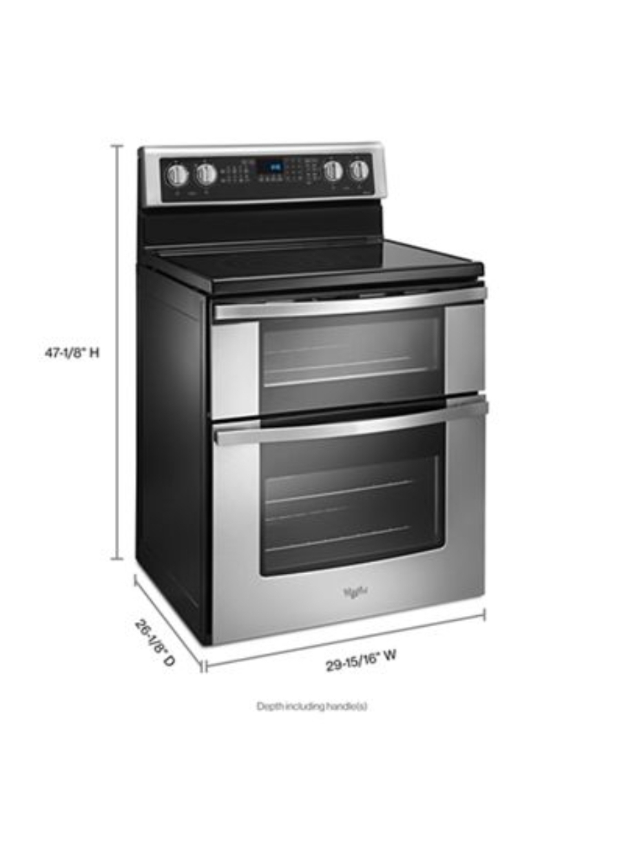 Whirlpool Electric Double Oven Dimensions WGE745COFS