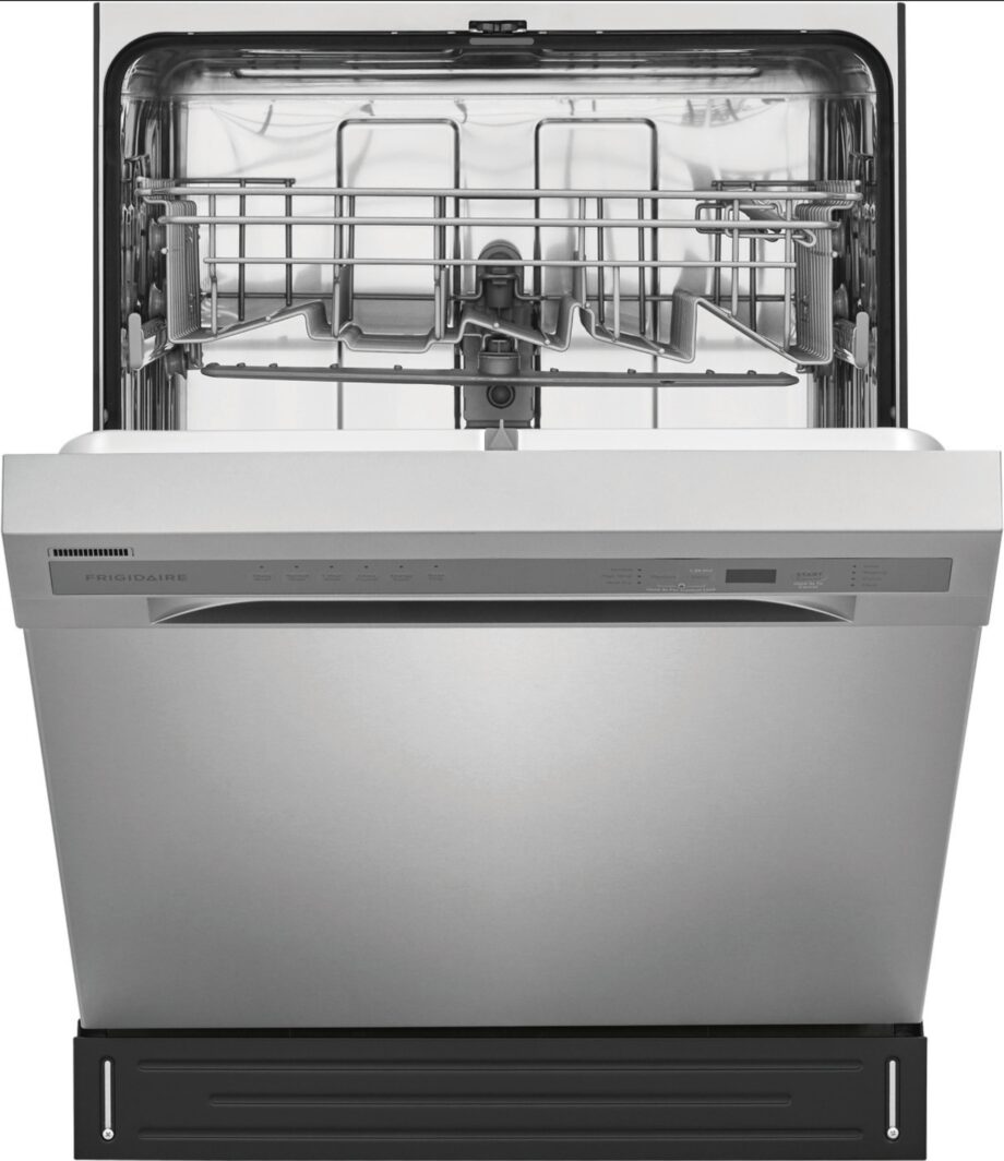 Frigidaire 24 Stainless Steel Tub Dishwasher FFBD2420US Half Open