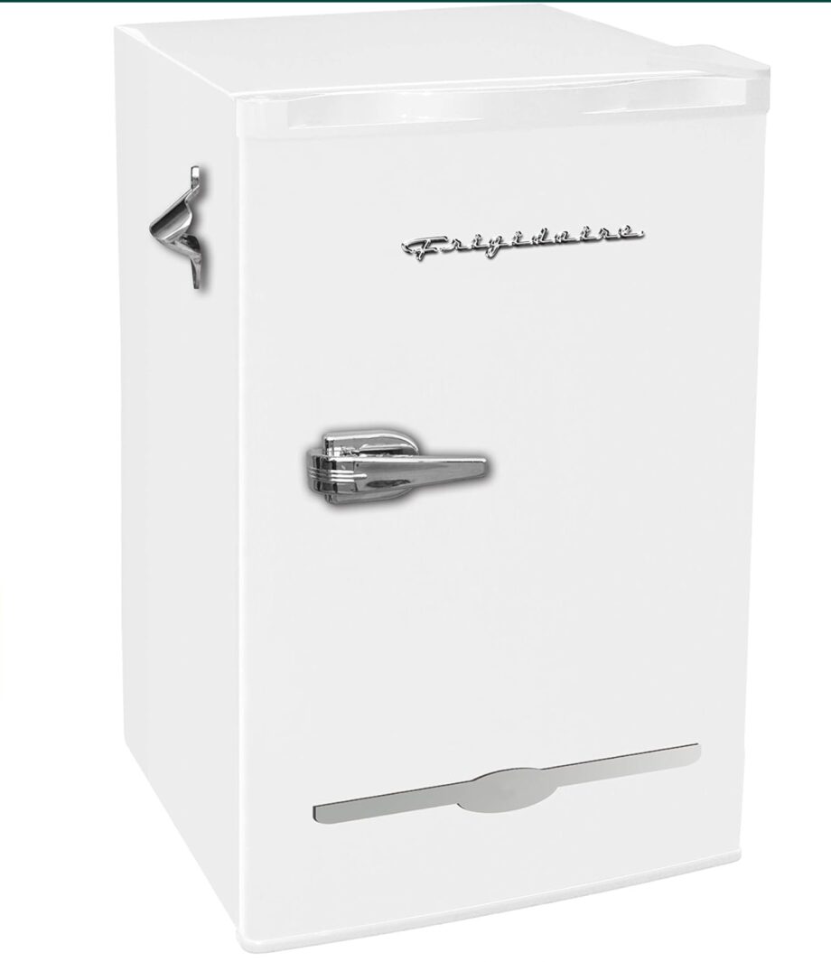 Frigidaire Retro Bar Home Office Mini Fridge Side Profile