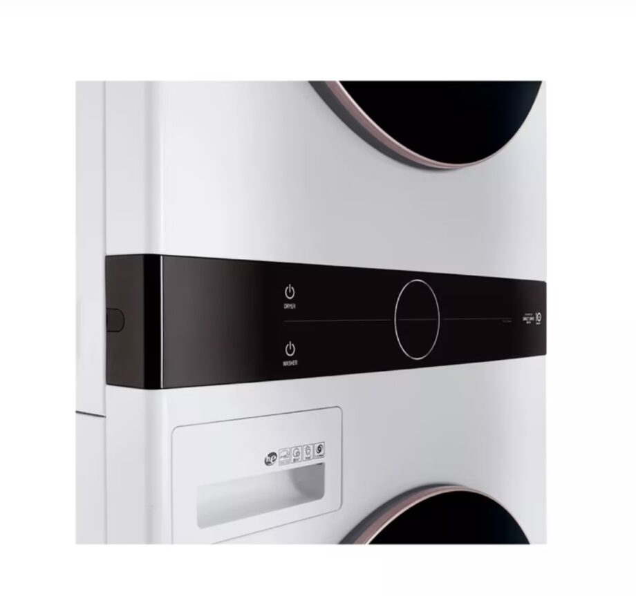 LG Single Unit Wash Tower (WKE100HWA) Front Control