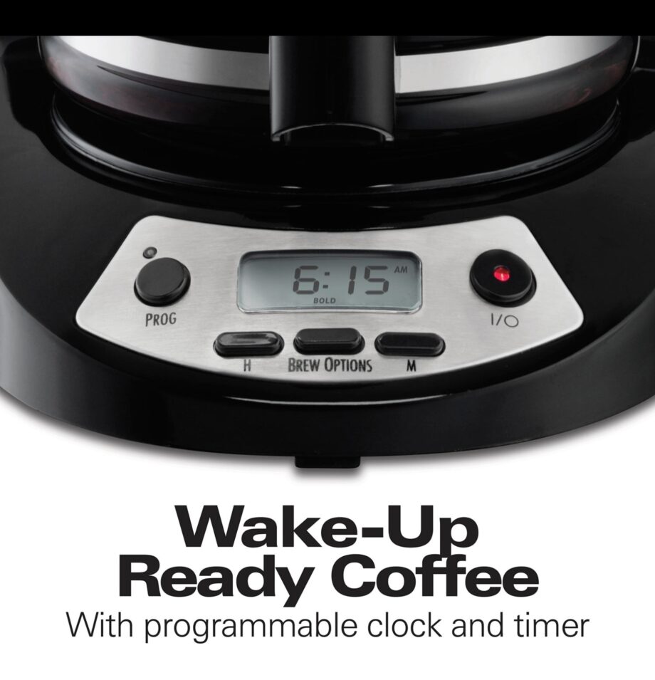 Hamilton Beach 12 Cup Programmable Coffee Maker (HB46299) Timer