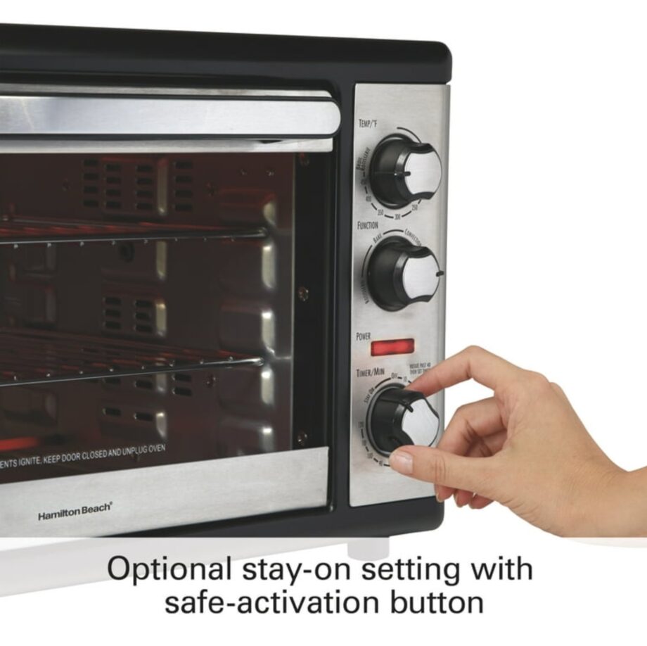 Hamilton Beach Revolving Rotisserie Countertop Oven with Convection (HB31108) Operation