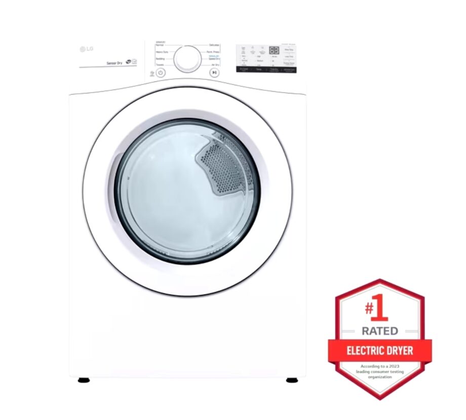 LG Electric Dryer DLE3400W