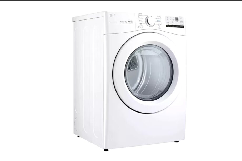 LG Electric Dryer DLE3400W Front Right