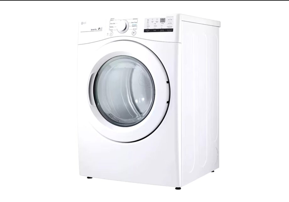 LG Electric Dryer DLE3400W Left