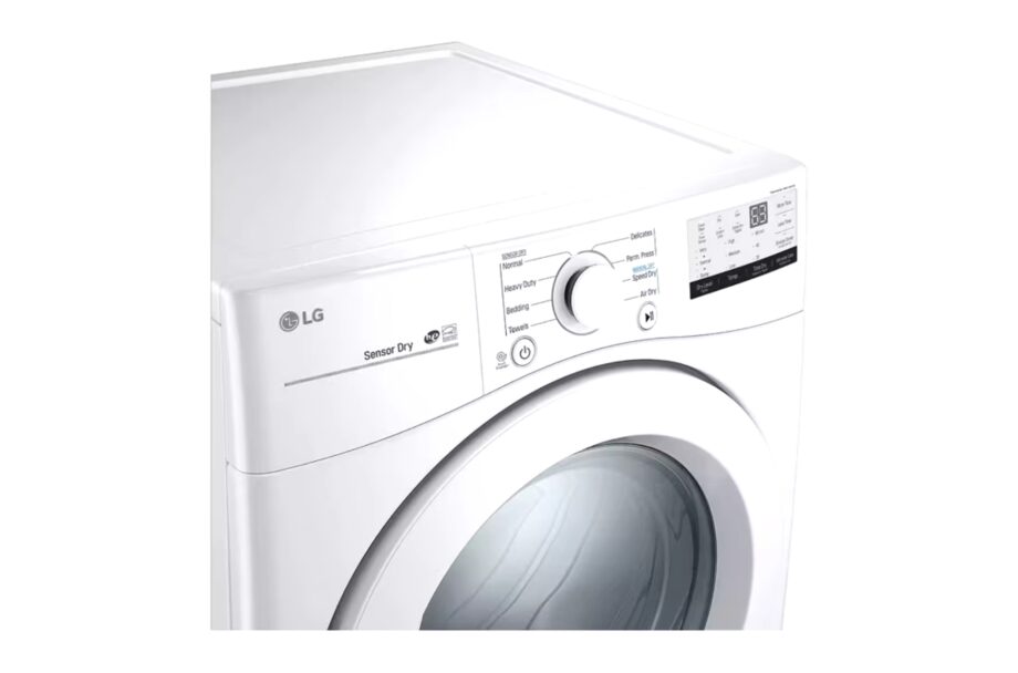 LG Electric Dryer DLE3400W Upclose