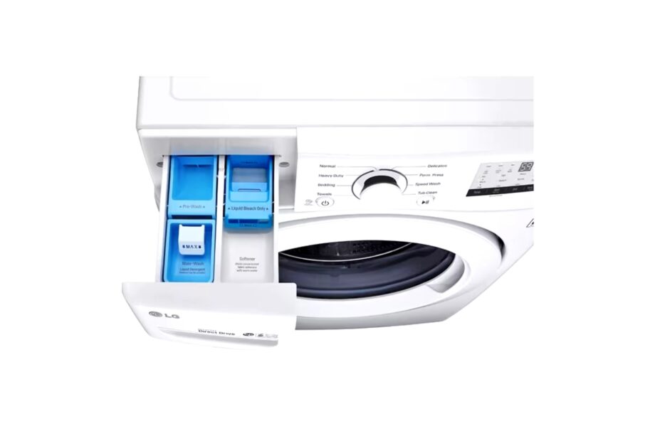 LG Washer WM3400CW All Open