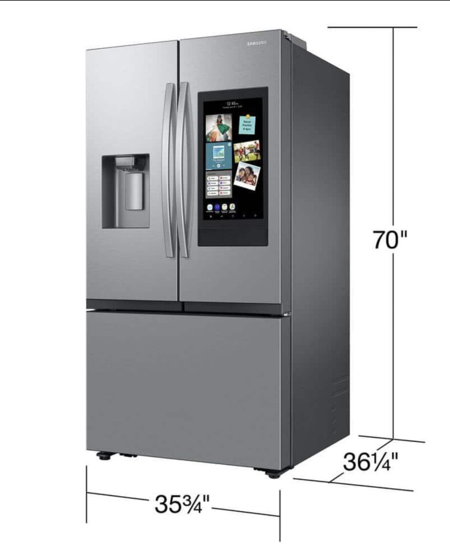 RF32CG5900S9 Family Hub 32 Cubic Large Capacity Dimensions